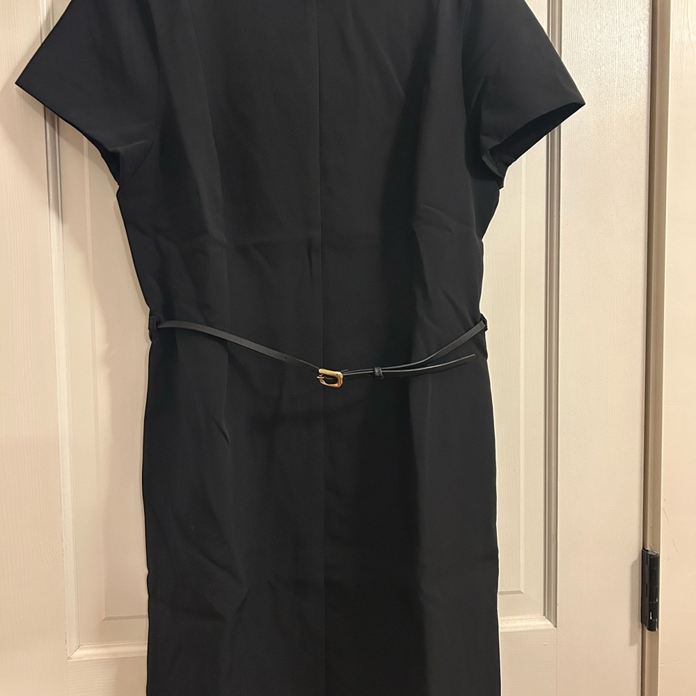H&M Classic Black Dress with Belt